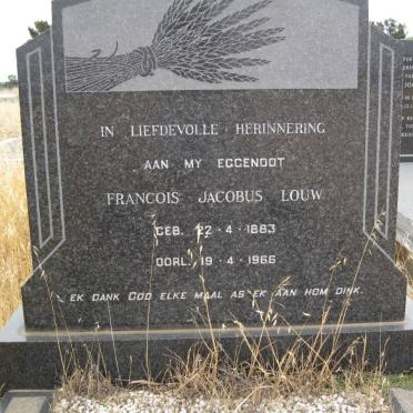 LOUW Francois Jacobus 1883-1966