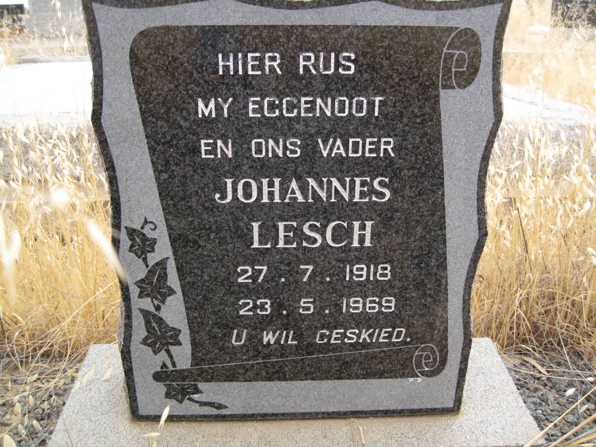 LESCH Johannes 1918-1969