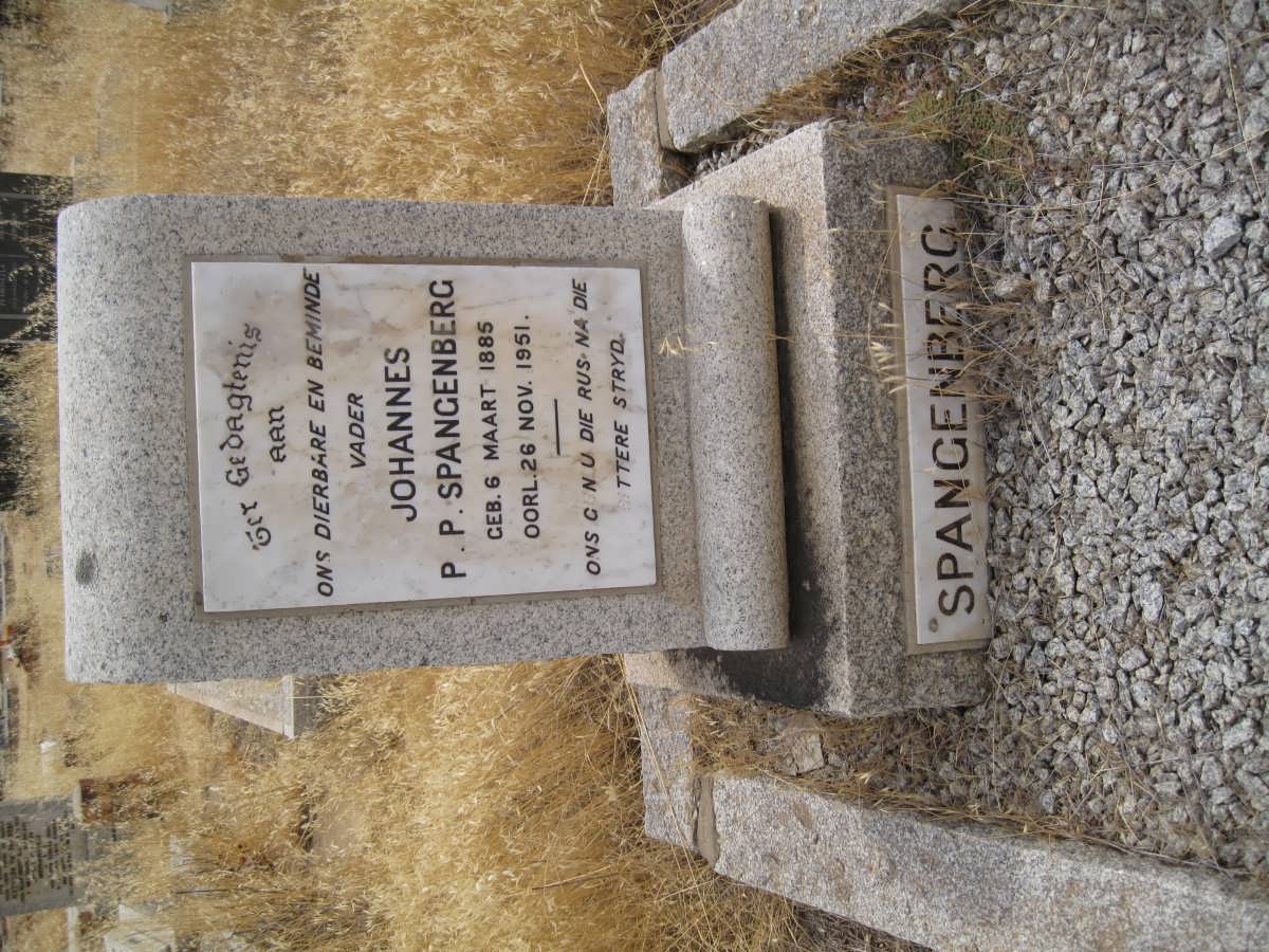 SPANGENBERG Johannes P.P. 1885-1951