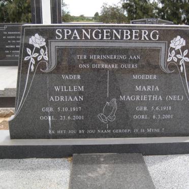 SPANGENBERG Willem Adriaan 1917-2001 &amp; Maria Magrietha NEL 1918-2001