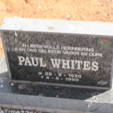 WHITES Paul 1920-1999