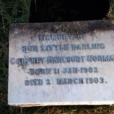 NORMAN Godfrey Harcourt 1902-1903