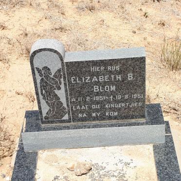 BLOM Elizabeth B. 1951-1951