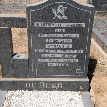 BEER Wynand S., de 1910-1966 &amp; Sushara M. 1909-1986