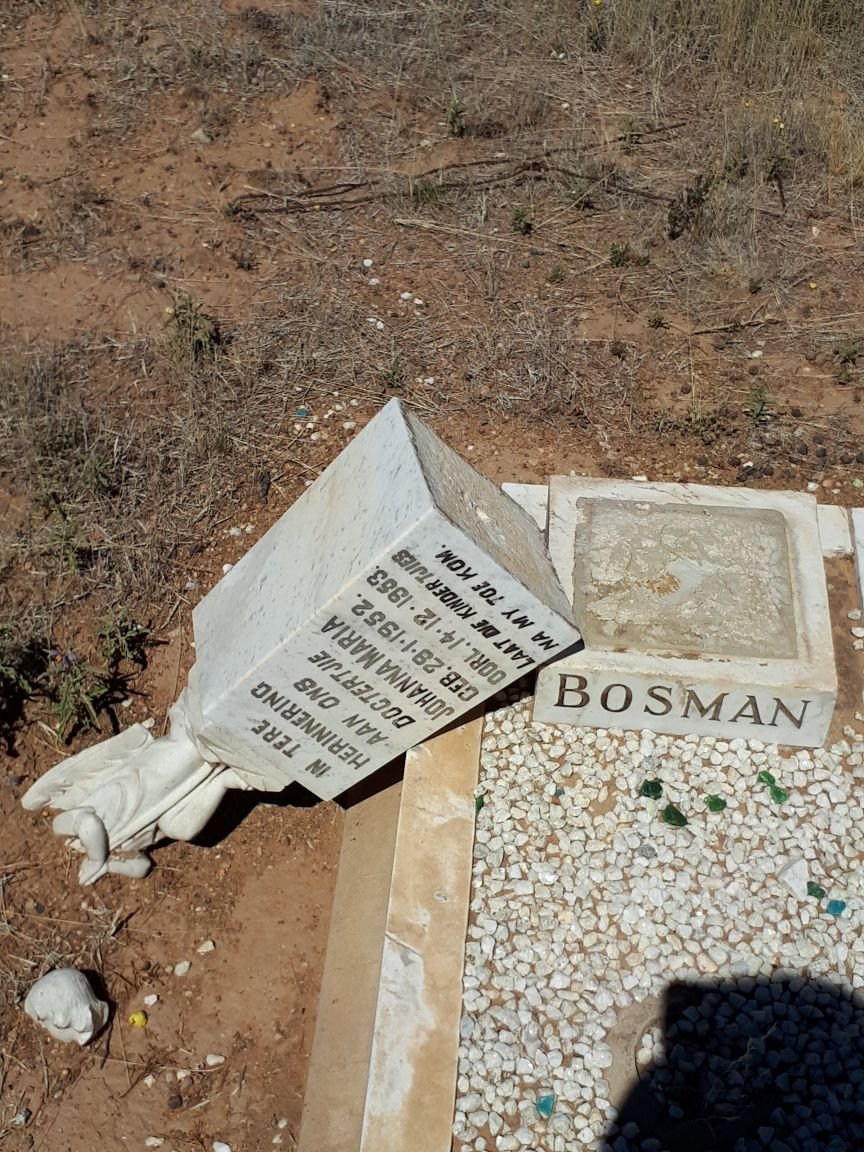 BOSMAN Johanna Maria 1952-1953