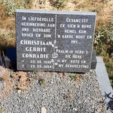 CONRADIE Christiaan Gerrit 1938-1994
