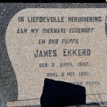 EKKERD James 1902-1951
