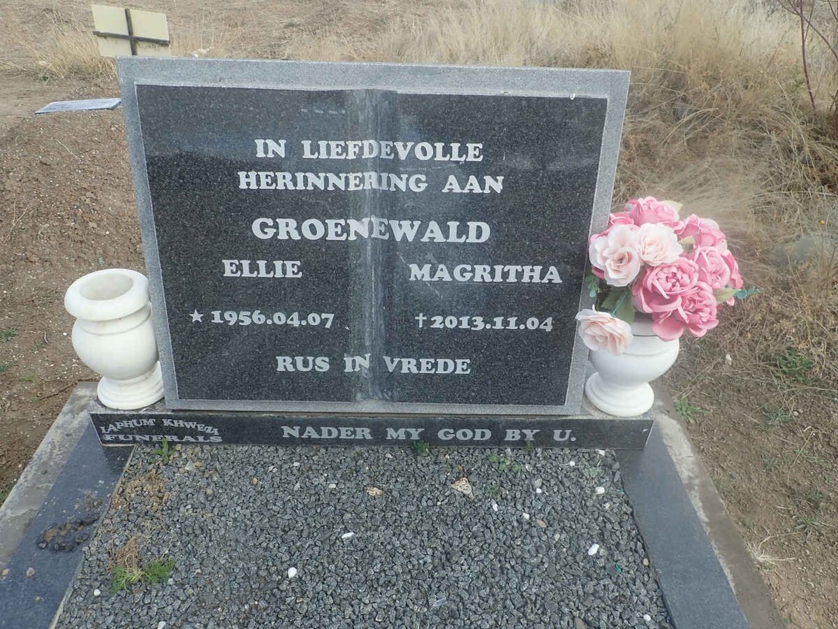 GROENEWALD Ellie Magritha 1956-2013