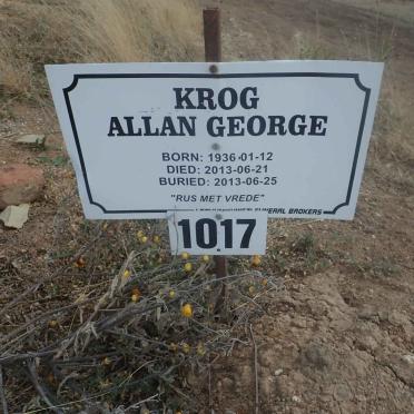 KROG Allan George 1936-2013
