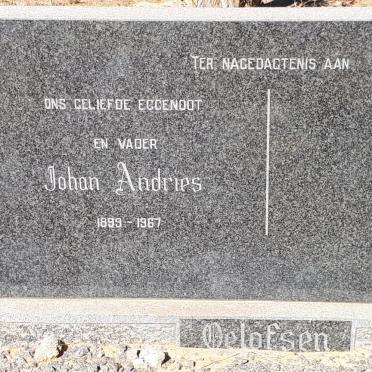 OELOFSEN Johan Andries 1899-1967