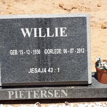 PIETERSEN Willie 1936-2012