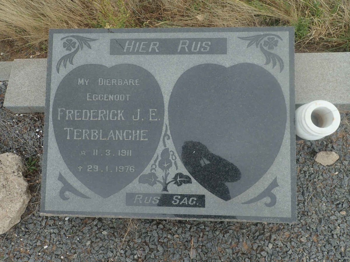 TERBLANCHE Frederick J.E. 1911-1976