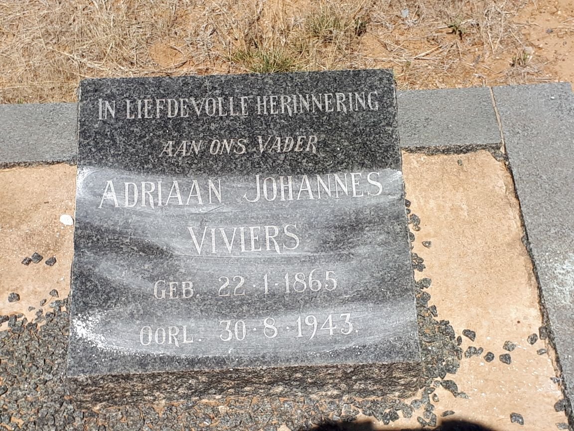 VIVIERS Adriaan Jacobus 1865-1943
