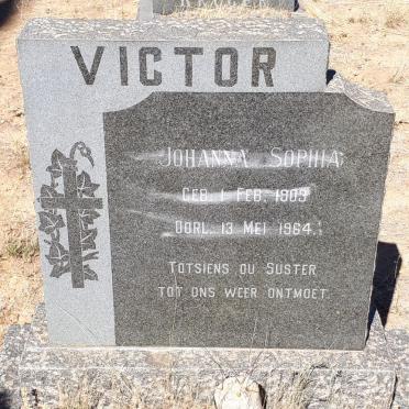 VICTOR Johanna Sophia 1903-1964