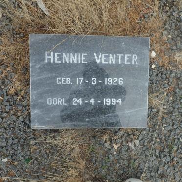 VENTER Hennie 1926-1994