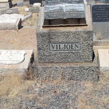 VILJOEN Petrus Johannes 1866-1943 &amp; Hester Hendrina Elizabeth 1873-1951