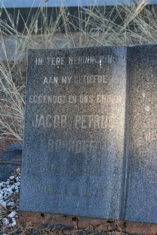 BOSHOFF Jacob Petrus ??-??