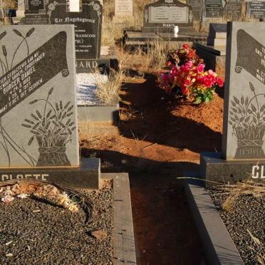 CLOETE Burger Daniel 1893-1977 &amp; Hester Cecilia MINDERS 1906-1986