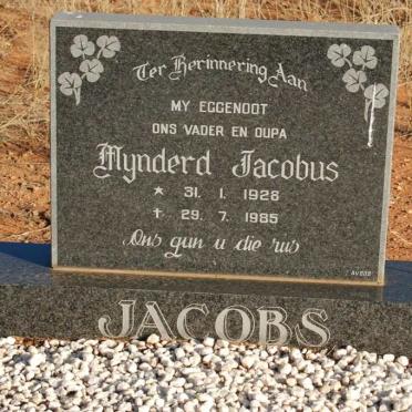 JACOBS Mynderd Jacobus 1928-1985