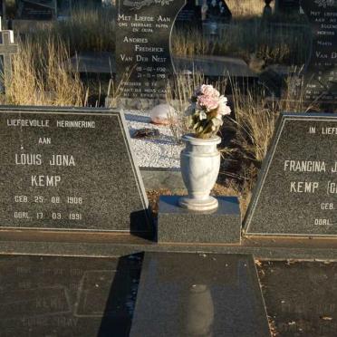 KEMP Louis Jona 1908-1991 &amp; Francina Jacoba Magdalena VAN NIEKERK 1923-2002