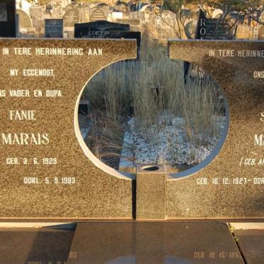 MARAIS Fanie 1929-1983 &amp; Stiene ANNADALE 1927-