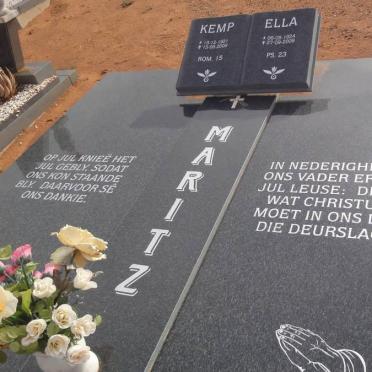 MARITZ Kemp 1921-2009 &amp; Ella 1924-2009