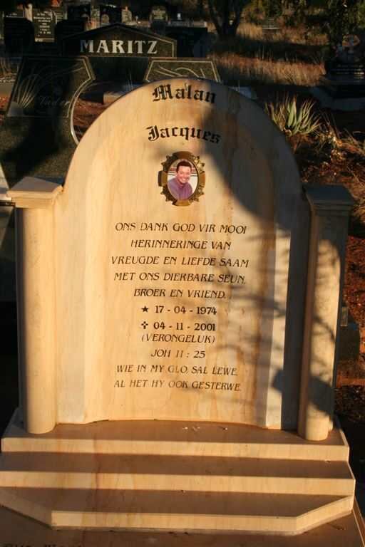 MALAN Jacques 1974-2001