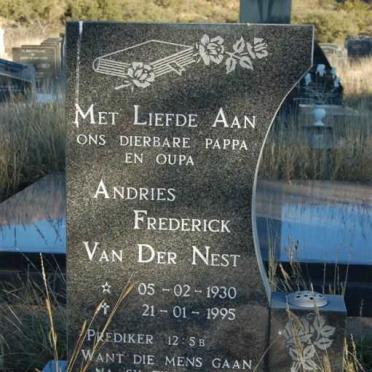 NEST Andries Frederick, van der 1930-1995