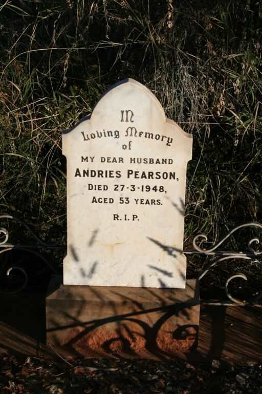 PEARSON Andries -1948