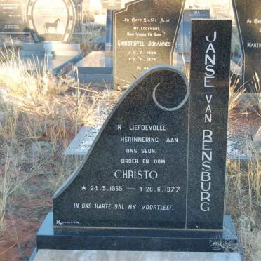 RENSBURG Christo, Janse van 1955-1977