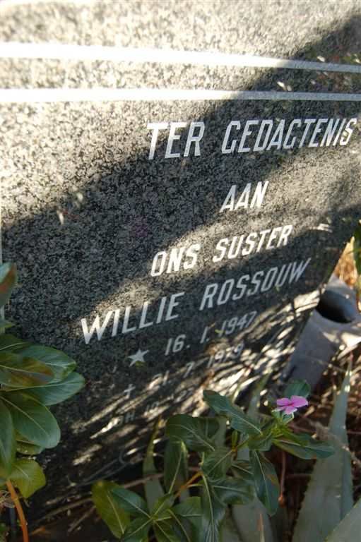 ROSSOUW Willie 1947-1979