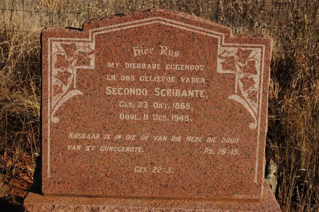 SCRIBANTE Secondo 1865-1945