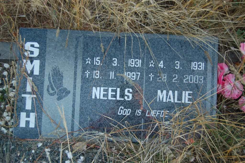 SMITH Neels 1931-1997 &amp; Malie 1931-2003