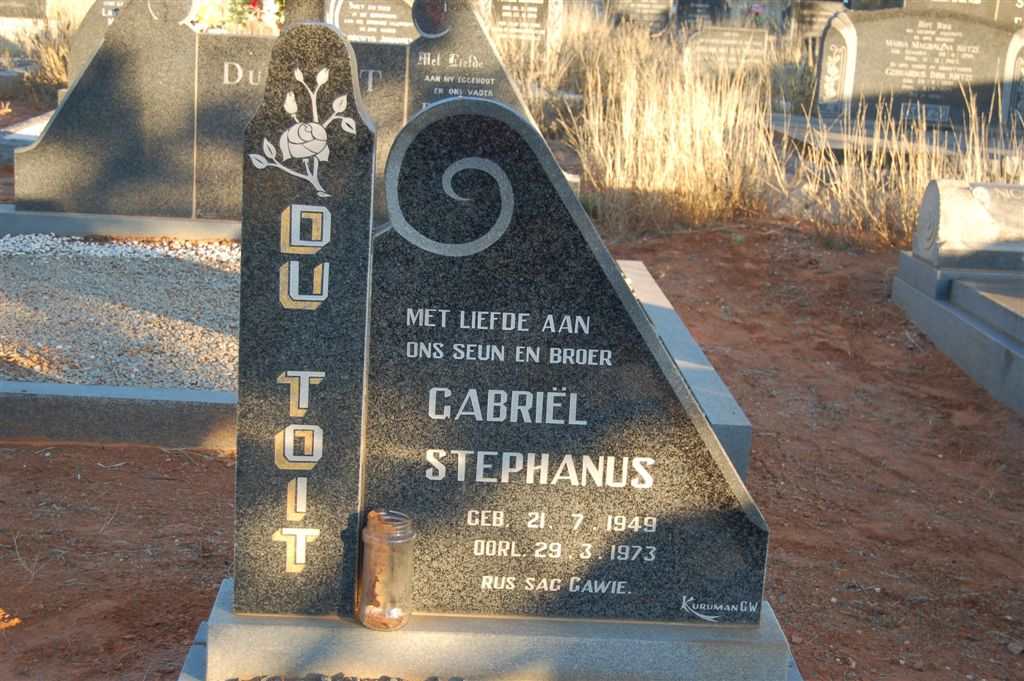 TOIT Gabriel Petrus, du 1949-1973