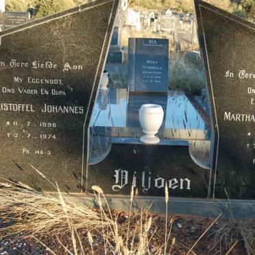 VILJOEN Christoffel Johannes 1898-1974 &amp; Martha Magaretha 1903-1990