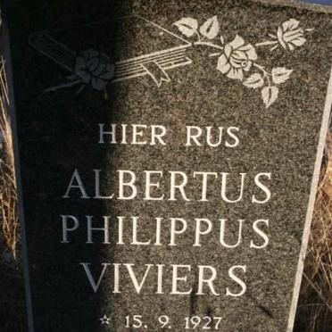 VIVIERS Albertus Philippus 1927-1935