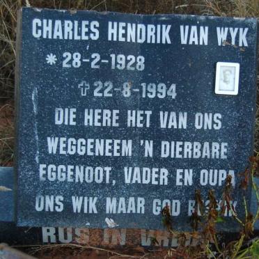 WYK Charles Hendrik, van 1928-1994