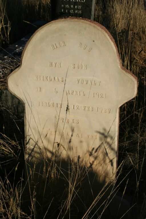 WALT Niklaas, v.d. 1921-1938