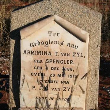 ZYL Abrimina T., van nee SPENGLER 1888-1915