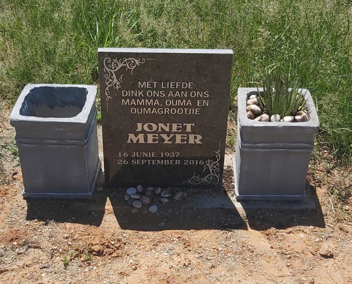 MEYER Jonet 1937-2016