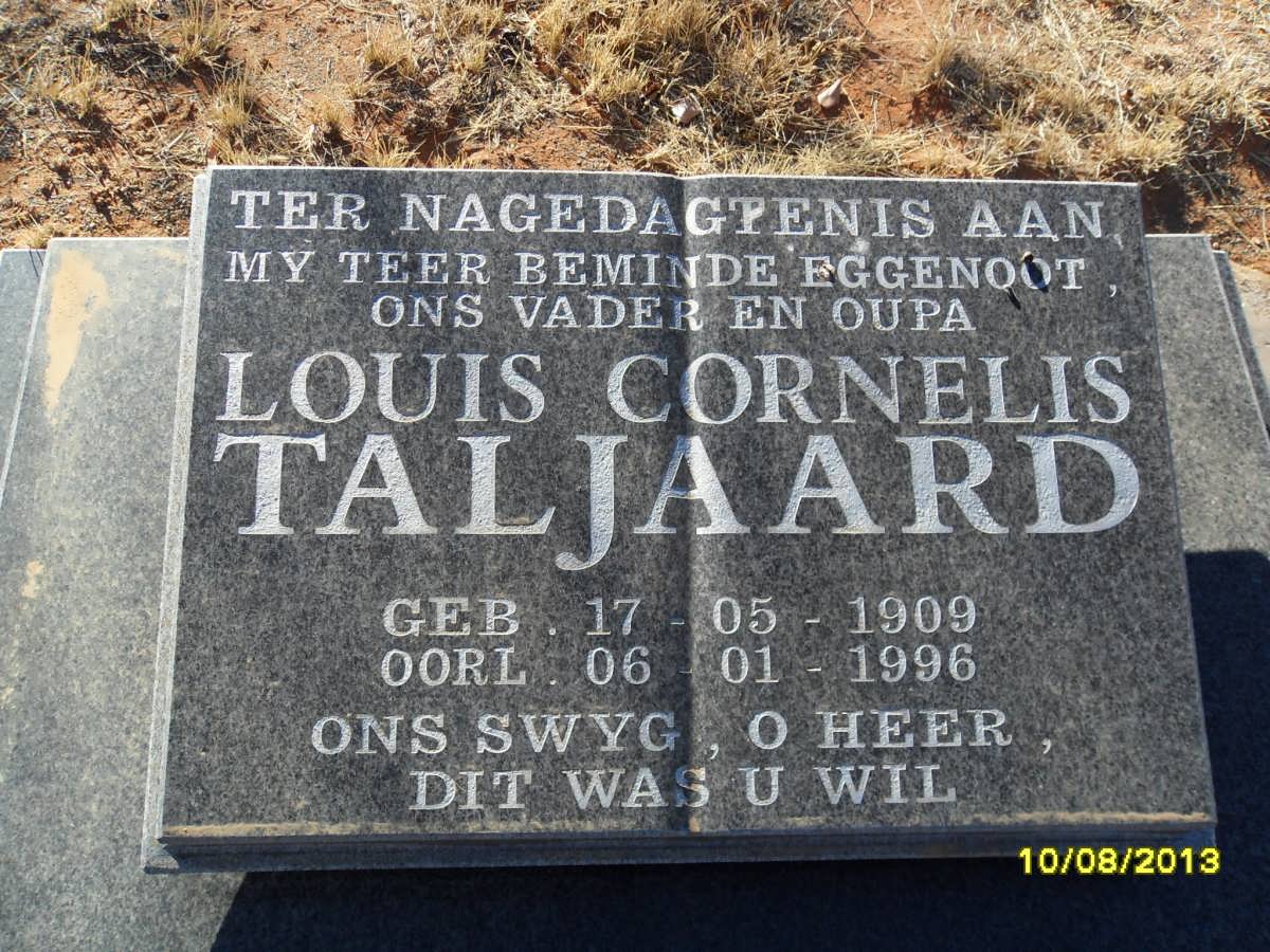 TALJAARD Louis Cornelis 1909-1996