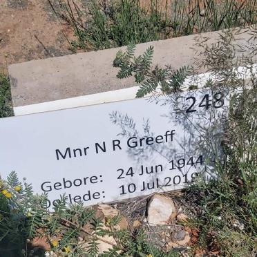 GREEFF N.R. 1944-2019