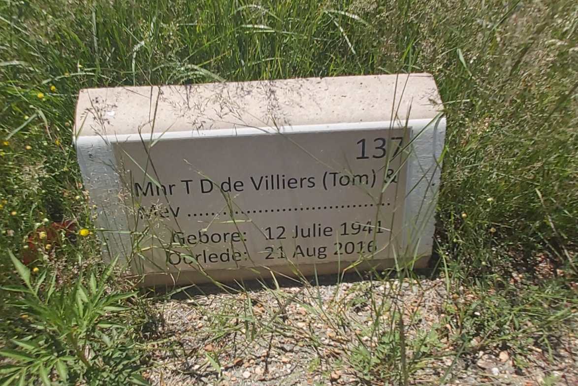 VILLIERS T.D., de 1941-2016