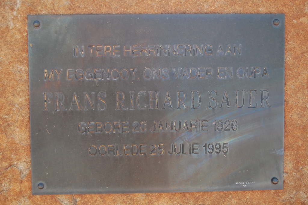 SAUER Frans Richard 1926-1995