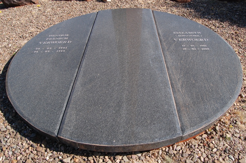 VERWOERD Hendrik Frensch 1901-1966 &amp; Elizabeth SCHOOMBEE 1901-2000