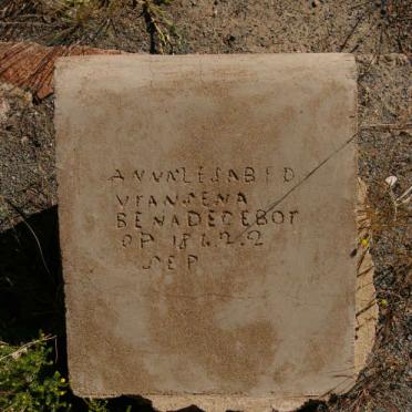 BENADE Anna Lisabed Vransena 18?2-