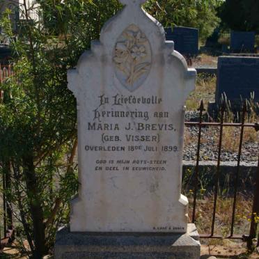BREVIS Maria J. nee VISSER -1899 :: BREVIS 1891-1891