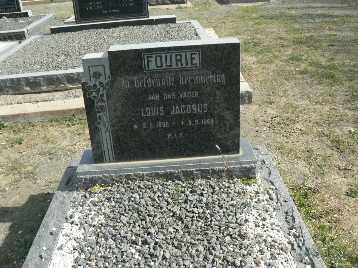 FOURIE Louis Jacobus 1896-1968