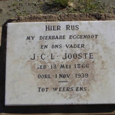 JOOSTE J.C.L. 1866-1939