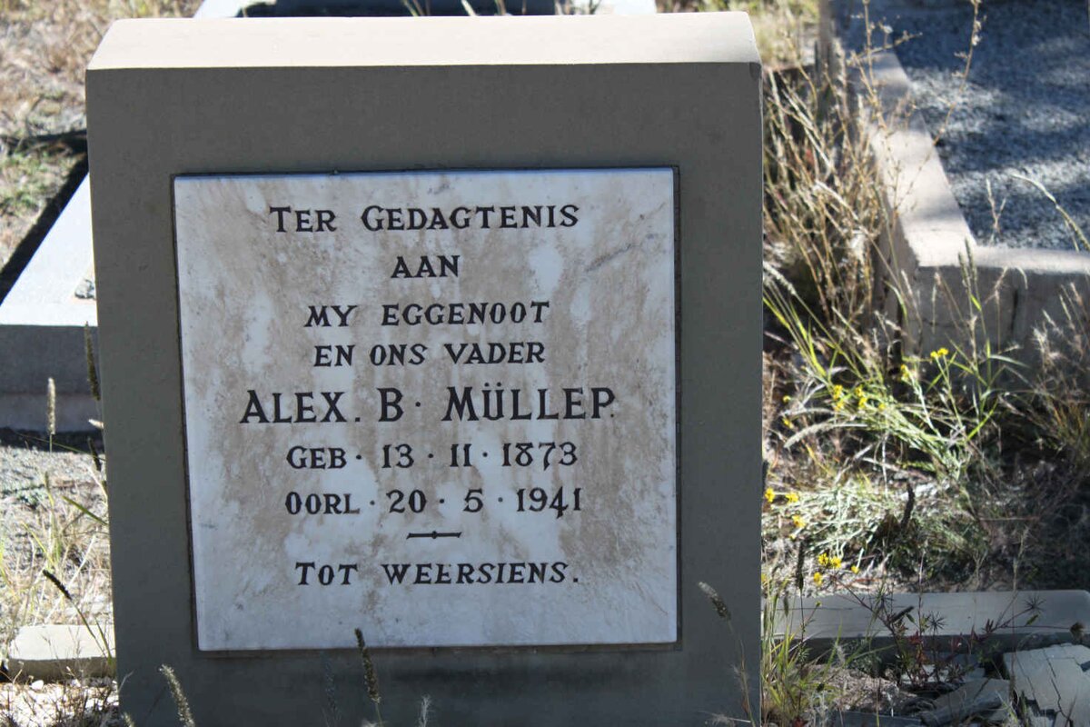 MULLER Alex B. 1873-1941